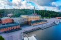 Port of Lahti and Sibelius Hall, Finland Royalty Free Stock Photo