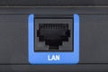 Port LAN hub Royalty Free Stock Photo