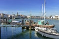 Port of Les Sables d`Olonne in France Royalty Free Stock Photo