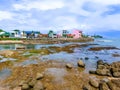 Port Limon seaport and ocean in Costa Rica