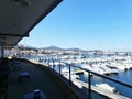 Fishing port and marina in the estuary. In Galicia Northwest Spain