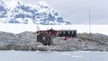 Port Lockroy British Antarctic Base ocated near the Antarctic Peninsula.