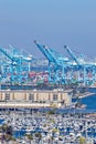 Port of Los Angeles in Long Beach California USA Royalty Free Stock Photo