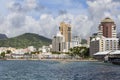 Port Louis cityscape, island Mauritius Royalty Free Stock Photo