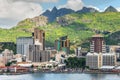 Port Louis cityscape, Mauritius Royalty Free Stock Photo