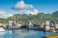 Port Louis cityscape, Mauritius Royalty Free Stock Photo