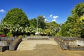 Memorial founded In beloved memory of the father nation standing in the Sir Seewoosagur Ramgoolam Botanical Garden