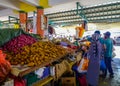 Local market in Mauritius Island