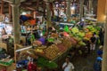 Port Louis, Mauritius, July 7 2017 - A local fruit market in Port Louis Royalty Free Stock Photo