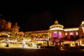 Port Louis restaurant area modern building night looks Royalty Free Stock Photo