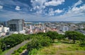 Port Louis skyline, aerial view from city fortress