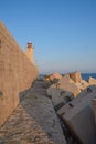 Port Lympia lighthouse, Nice, France Royalty Free Stock Photo