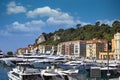 Port Lympia with yachts and sailboats in Nice