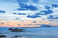 Port Macquarie Beach at sunset