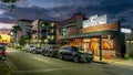 Port Macquarie, New South Wales, Australia - Hogs breath cafe illuminated at night