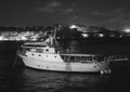 Port of Malta at night