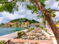 Marigot city, St. Martin Island Royalty Free Stock Photo