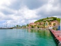 Marigot city, St. Martin Island Royalty Free Stock Photo