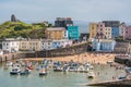 Port and marina in the beautiful little Tenby town