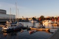 Port, Marina Oulu Finland Royalty Free Stock Photo