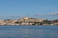 port of Milazzo Sicily Italy departure Lipari islands- Royalty Free Stock Photo