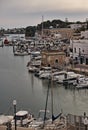 Port of minorca during the day