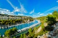 Port Miou during a sunny day, Cassis, France Royalty Free Stock Photo