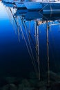 Quiet harbor in the Adriatic Sea Royalty Free Stock Photo