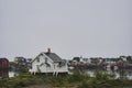 port of Moskenes is a typical little fishing town in Norway