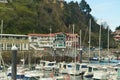 Port Of Mutricu With The Boats Moored Due To The Inclemencies Of Hurricane Hugo And With Its Picturesque Buildings In The Backgrou Royalty Free Stock Photo