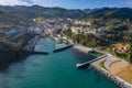 Port of Mutriku aerial view, Gipuzkoa Royalty Free Stock Photo