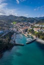 Port of Mutriku aerial view, Gipuzkoa Royalty Free Stock Photo