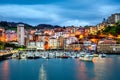 The port of Mutriku town, Basque Country, Spain Royalty Free Stock Photo