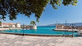 The port of Nafpaktos, Greece Royalty Free Stock Photo