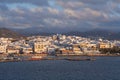 Port of Naxos island, Cyclades, Greece Royalty Free Stock Photo