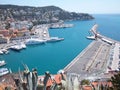 Port of Nice.  Nice, France Royalty Free Stock Photo