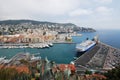 Port of Nice, Promenade des Anglais, sea, sky, city, harbor