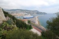 Port of Nice, waterway, sea, coast, promontory Royalty Free Stock Photo