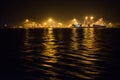 Port At Nightfall Royalty Free Stock Photo