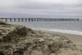 Port Noarlunga Jetty from distance Royalty Free Stock Photo