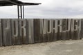 Port Noarlunga sign at the jetty.