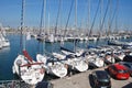 Port Olimpic marina, Barcelona Royalty Free Stock Photo