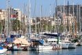 Port Olimpic Marina in Barcelona Royalty Free Stock Photo