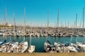 Port Olimpic marina Royalty Free Stock Photo