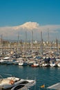 Port Olimpic marina Royalty Free Stock Photo