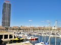 Port Olympic in Barcelona - Spain