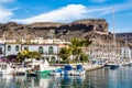 Port In Puerto de Mogan, Gran Canaria, Spain Royalty Free Stock Photo