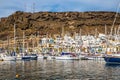 Port In Puerto de Mogan, Gran Canaria, Spain Royalty Free Stock Photo