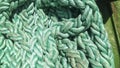 Port rope. Mooring rope. Rope for fastening ships and cargo