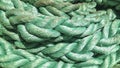 Port rope. Mooring rope. Rope for fastening ships and cargo